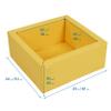ECR4Kids SoftZone Play Patch Toy Bins, Beginner Playset, Yellow, 2-Pack view 2