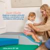 ECR4Kids SoftZone Junior Adventurer's Summit Slide, Corner Climber, Contemporary, 4-Piece view 3