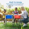 ECR4Kids 4-Station Sand and Water Adjustable Play Table, Sensory Bins, Primary view 4