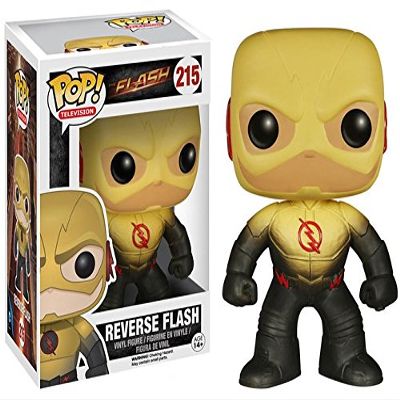 Funko Flash TV + Protector: DC Comics Pop! Television Vinyl Figure (Bundled with ToyBop Box Protector Collector Case) (Reverse Flash)