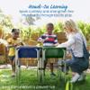 ECR4Kids 4-Station Sand and Water Adjustable Play Table, Sensory Bins, Earthtone view 4