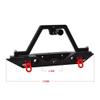 1/10 RC Crawler Metal Rear Bumper with Spare Tire Rack for for Traxxas for TRX4 for Axial for SCX10 90046 Modification Accessories view 2