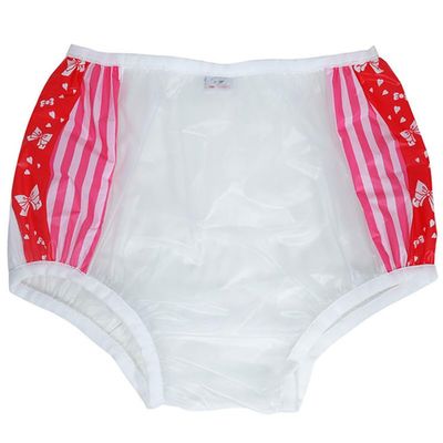 Adult Plastic Pants,Adult Cloth Diapers Covers Waterproof,PVCincontinence Elastic Band Plastic Reusable Pants,Suitable for Adult Men and Women
