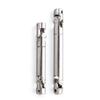 2Pcs 90-115mm 110-155mm Steel CVD Universal Joint Drive Shaft for 1/10 RC Rock Crawler Car for A-xial SCX10 D90 Modification Accessories (Color : 90 to 115mm) view 3
