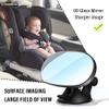 Baby Car Mirror Rear Facing,Suction Cup HD Wide Angle Convex Mirror Car Rearview Mirrors with 360 Adjustable,Essential Interior Accessories Baby Mirrors (Suction cup) view 4