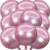 10 Pcs 22 inch Pink 4D Foil Balloons, Pink Party Decorations Big Mylar Foil Balloons, Round Sphere Foil Balloon, Great for Birthday Wedding Parties Balloon Garland Decor view 1