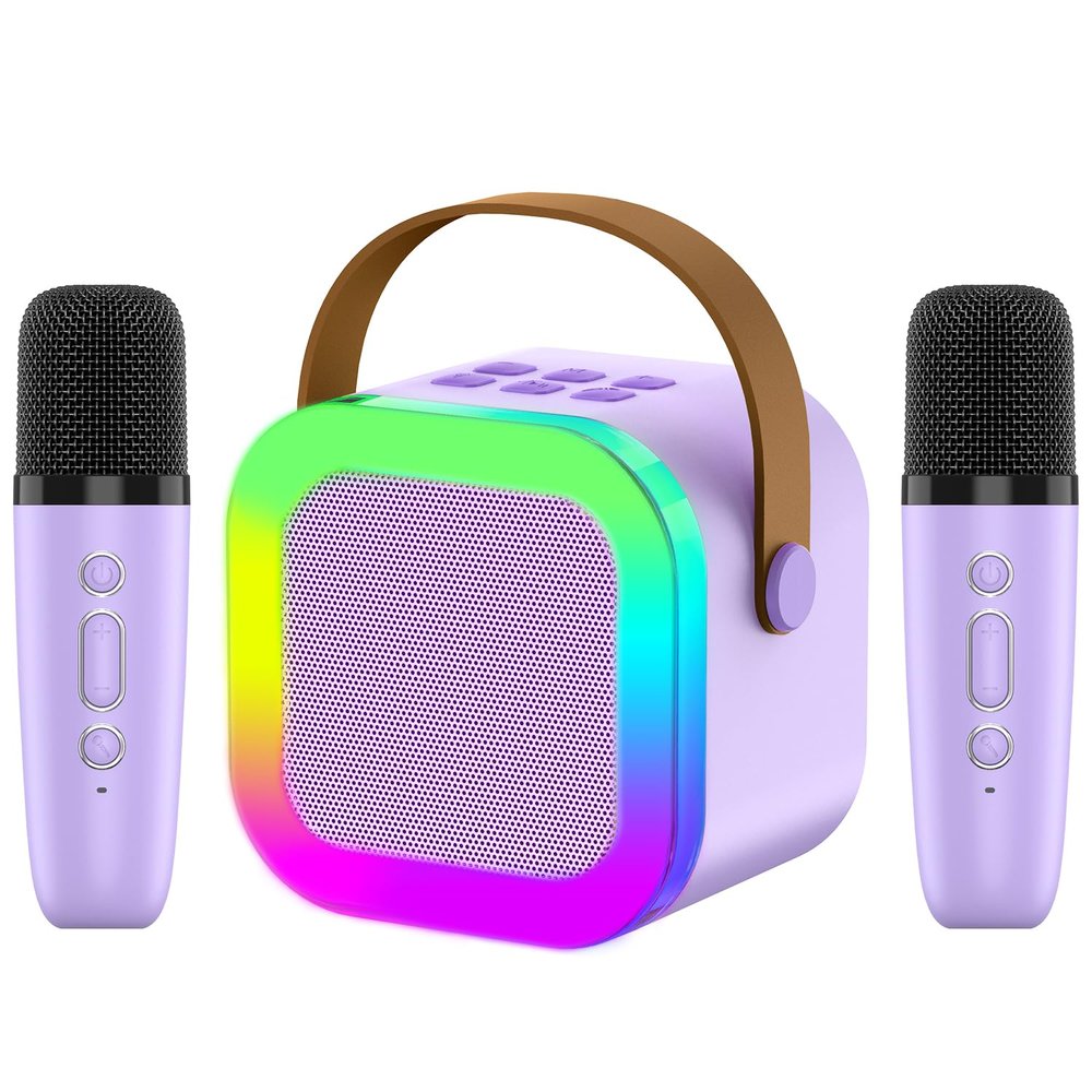 OUTUVAS Kids Karaoke Machine Toy, Ages 4-12, Christmas & Birthday Gift, Karaoke Toys for Boys & Girls