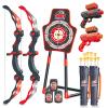 SpringFlower Bow and Arrow Sets with LED Light-up,2 Foam Dart Guns for Kids 5 6 7 8 9 10+ Years Old, Archery Set with Standing Target for Boys & Girl, Ideal for Boys,2 Pack view 1