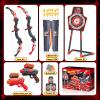 SpringFlower Bow and Arrow Sets with LED Light-up,2 Foam Dart Guns for Kids 5 6 7 8 9 10+ Years Old, Archery Set with Standing Target for Boys & Girl, Ideal for Boys,2 Pack view 2