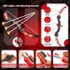 SpringFlower Bow and Arrow Sets with LED Light-up,2 Foam Dart Guns for Kids 5 6 7 8 9 10+ Years Old, Archery Set with Standing Target for Boys & Girl, Ideal for Boys,2 Pack view 3