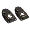 Alomejor 2 PCS Brass Portal Covers Premium Material with Setting Screws for SCX10 III AR45P Axle view 2
