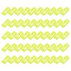 MECCANIXITY 50 Pcs Servo Cable Clips Lock ABS Servo Extension Safety Cable Buckle Fixing Holder for RC Plane Boat DIY Model Yellow view 1