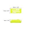 MECCANIXITY 50 Pcs Servo Cable Clips Lock ABS Servo Extension Safety Cable Buckle Fixing Holder for RC Plane Boat DIY Model Yellow view 2