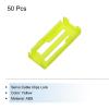 MECCANIXITY 50 Pcs Servo Cable Clips Lock ABS Servo Extension Safety Cable Buckle Fixing Holder for RC Plane Boat DIY Model Yellow view 3