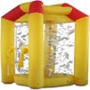 GEPAS Inflatable Cash Cube Booth Money Grab Machine w/Air Blowers for Business view 1