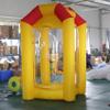 GEPAS Inflatable Cash Cube Booth Money Grab Machine w/Air Blowers for Business view 3