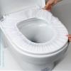 20pcs disposable toilet seat cushion non-woven toilet seat cushion toilet seat protector children toilet training cover adult home travel single package environmental protection Largepackof20 white view 4