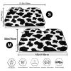 Black and White Leopard Print Car Sun Visor Windshield Sunshade Protective Cover for Most Cars SUV view 3