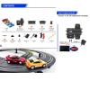 GINCHO High Speed Series Tram Dual Track Set, 4.1m Electric Track with 3 Vehicles Slot car Racing, Comes with 2 Hand Controls and Track Parts and a Lap CounterToys Gifts for 8 9 10 11 12 Boys Girls view 3