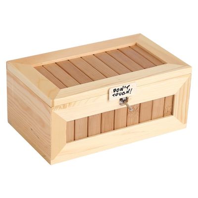 Acouto Touch Useless Box DIY 211411 Wooden USB Electronic Box Cute Funny Interactive Stress Relief Toy Gift Desk Decoration