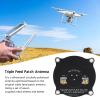 5.8GHz FPV Antenna Triple Feed Patch Antenna 9.4dBi High Gain Circularly Polarized Antenna for FPV Racing Drone view 3