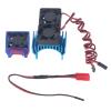 Alomejor High Performance RC Heat Sink Fan, Dual Fan Design, Efficient Cooling, for Off-Road Racing, Stunt Driving, Track Racing, and Daily Use view 1