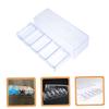 Gogogmee Chip Coin Box Poker Chip Tray Portable Clear Tray with Lid With Cover view 2