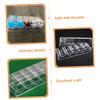 Gogogmee Chip Coin Box Poker Chip Tray Portable Clear Tray with Lid With Cover view 4
