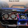 Alomejor RC Heat Sink Fan Motor Fan Set for Slash 4x4 1/10 RC Car with Double Fan (Red) view 3