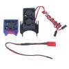 Alomejor RC Heat Sink Fan Motor Fan Set for Slash 4x4 1/10 RC Car with Double Fan (Black) view 1