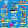 JoyX 35-Piece Diving Pool Toys Set for Kids Ages 412  Includes LED Light Cubes, Goggles, Rings, Gems & Toypedo Bandits  Swim & Dive Training Set with Storage Bag for Pool Fun view 4