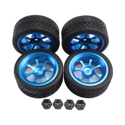 Tsolay 4pcs Upograde Wheel Tires Hex Nut for WLTOYS 144001 RC Car Vehicle Parts Modification Accessories