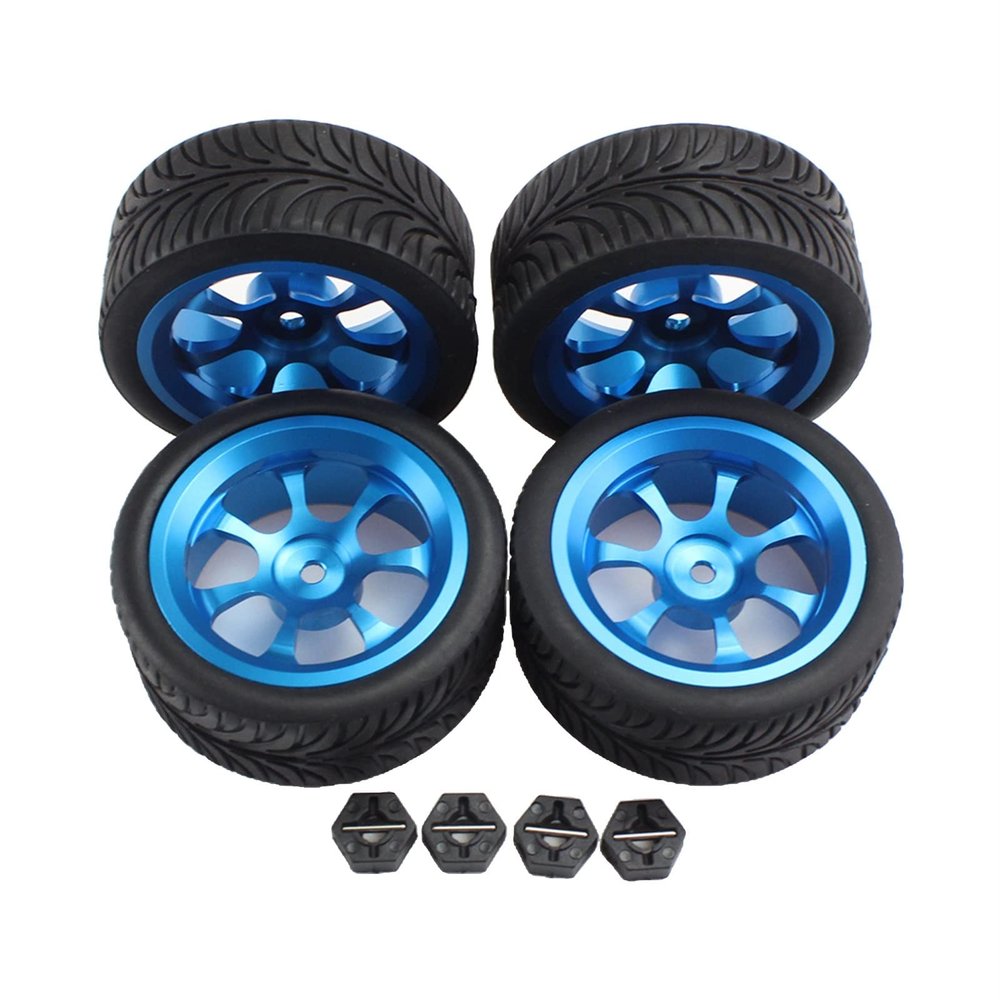 Tsolay 4pcs Upograde Wheel Tires Hex Nut for WLTOYS 144001 RC Car Vehicle Parts Modification Accessories