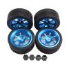 Tsolay 4pcs Upograde Wheel Tires Hex Nut for WLTOYS 144001 RC Car Vehicle Parts Modification Accessories view 1