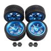 Tsolay 4pcs Upograde Wheel Tires Hex Nut for WLTOYS 144001 RC Car Vehicle Parts Modification Accessories view 2