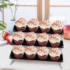 Alipis Acrylic Display Riser 3-tier Stand for Collectibles Figure Display Shelf Easy Assembly view 4