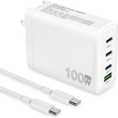 100W GaN USB C Drone Charger For DJI/Specta Mini Series/Air 3/Mavic 3 Series Drone, RC/RC2/N1/N2/N3/RC Pro/RC Pro Plus Remote Controller, Avata/Avata 2,Goggles 2 Drone Accessories Power Adapter,4-Port