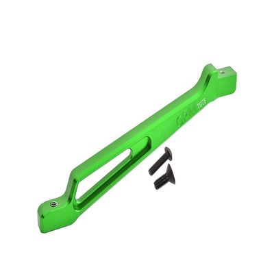 GPM Upgrades Aluminum 7075 Front Steering Support Mount 1/8 Kraton 6S AR106005/AR106015/AR106018 /1/8 Typhon 6S BLX Burshless Buggy RC Car (Green)