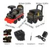 Ride on Train Toys Electric TrainSet with Track 2 Seaters Cargo Car,Music,Light Christmas Birthday Gifts for Toddlers Kids Boys Girls view 2