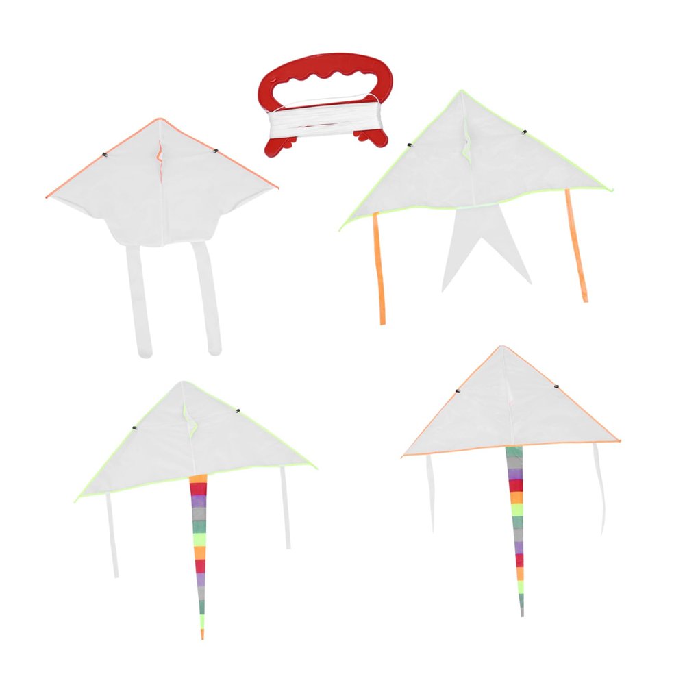 4 Sets Graffiti Kite toy's for Kids boy Kids Toys Kites for s Ages 4-8 paintable Blank s for Adults Blank Painting for s DIY Making Kit DIY s