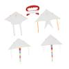 4 Sets Graffiti Kite toy's for Kids boy Kids Toys Kites for s Ages 4-8 paintable Blank s for Adults Blank Painting for s DIY Making Kit DIY s view 1