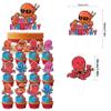 Octopus Birthday Party Supplies Cute Octopus Party Decorations Include HAPPY BIRTHDAY Banner Balloons Cake Topper Cupcake Toppers Cartoon Animals Birthday Party Decorations view 4