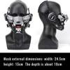 ZCBYBT Cosplay punk Mask Futuristic Tactical Dress Up Prop Mouth Prop for Halloween Masquerade Mask Christmas Party,A,One Size view 2