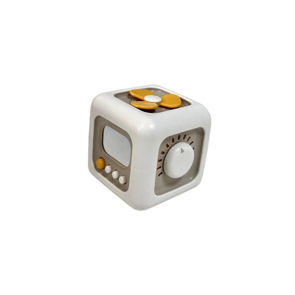 Milageto Cube Dynamic Busy Cube Color Recognition Early Developmental Cube Busy Ball Activity Center for 1 2 3 Year Old Babies Birthday Gift