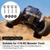 FriHobby Pivot Balls and Cap Bushings for Traxxas T-Maxx E-Revo VXL Brushless Slayer Pro 4X4 Revo Summit Traxxas 4933, 4-Pack view 4