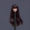 1/12 Scale Female Head Sculpt,Asian Girl Pale Skin Head Carved for 6inch Female Seamless Action Figure Collection view 1