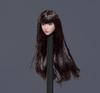 1/12 Scale Female Head Sculpt,Asian Girl Pale Skin Head Carved for 6inch Female Seamless Action Figure Collection view 2