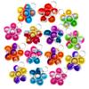 20 Packs Bulk Flower Fidget Bubble Mini Pop Fidget KeychainBirthday Party Favors Supplies summer Student Prizes view 1