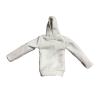 1/12 Scale Figure Clothes T-Shirt Model for 6" Female&Male (White) view 1