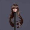 1/12 Scale Female Head Sculpt,Asian Girl Pale Skin Head Carved for 6inch Female Seamless Action Figure Collection view 1